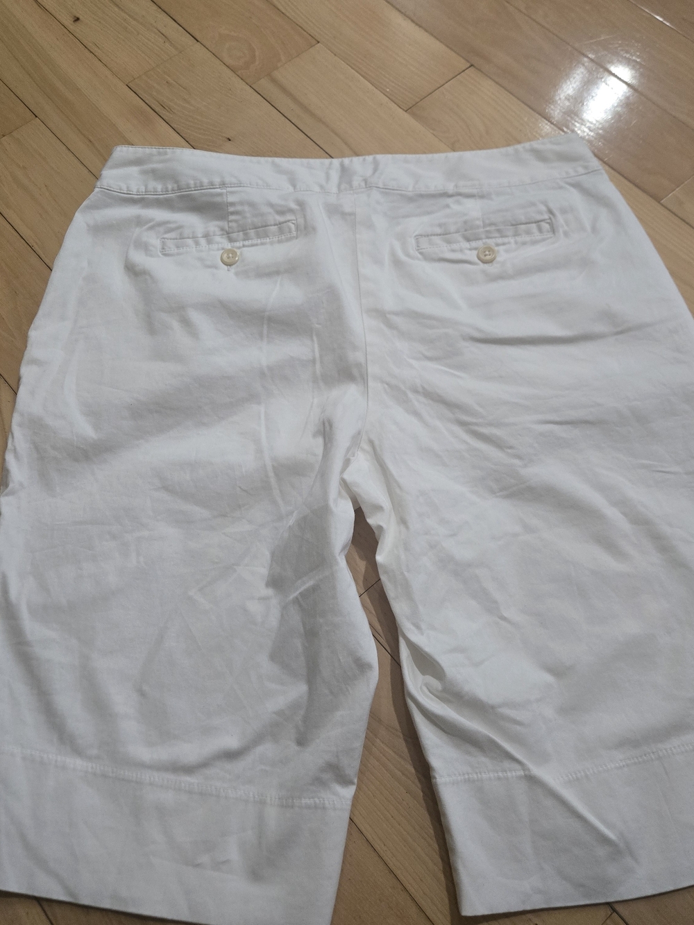 Talbots White Bermuda Shorts - Picture 8 of 8
